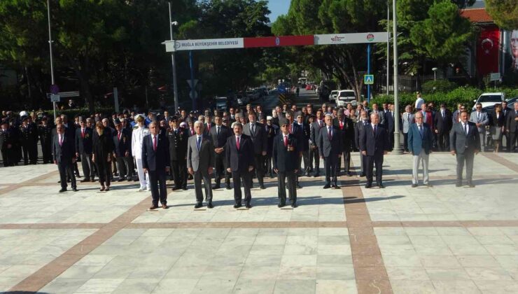 19 Eylül Gaziler Günü dolayısıyla Muğla’da tören yapıldı