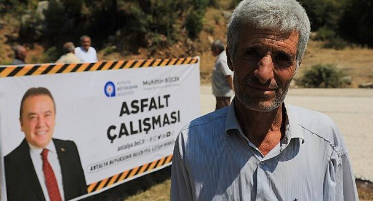 Antalya Serik’te 30 kilometrelik  grup yolu asfaltlanıyor
