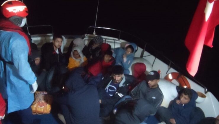 Aydın’da üç farklı operasyonda 50 düzensiz göçmen kurtarıldı