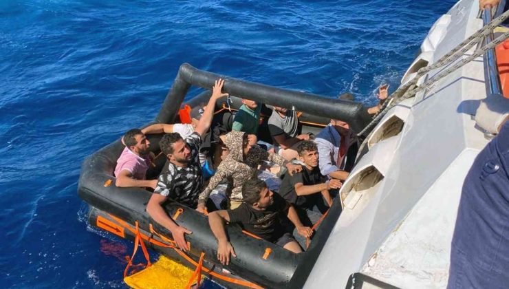 Datça’da 72 düzensiz göçmen kurtarıldı