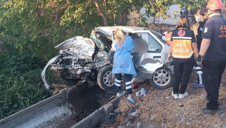 Foça’da trafik kazası: 1 ölü, 1 yaralı