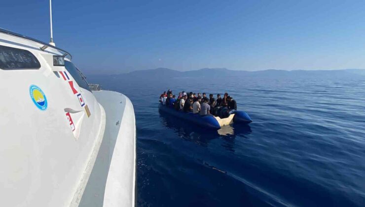 İzmir açıklarında göçmen hareketliliği: 203 göçmen karaya çıkartıldı