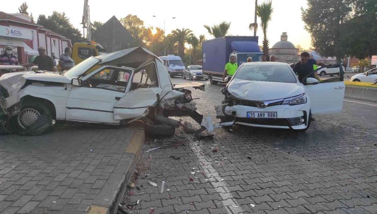 İzmir’de 3 araçlı zincirleme kaza: 3 yaralı