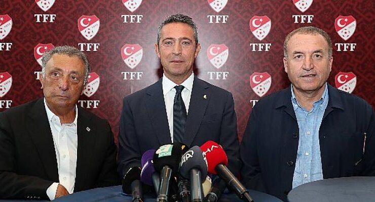 Kulüpler Birliği Vakfı Başkanı Ali Koç, Beşiktaş Başkanı Çebi ve Ankaragücü Başkanı Koca’dan Dostluk Mesajı