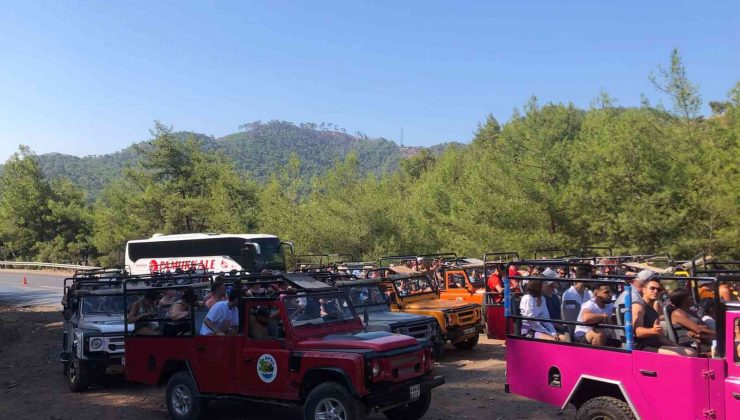 Safari jeeplerine sıkı trafik denetimleri devam ediyor