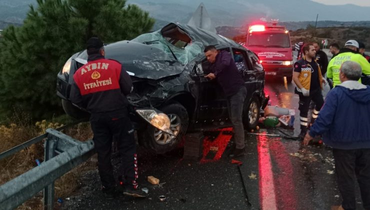 Aydın’da trafik kazası: 1 ölü, 1 yaralı