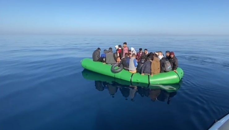 Aydın’da 30 düzensiz göçmen kurtarıldı