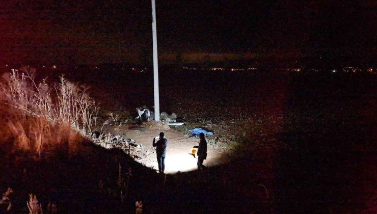 İzmir’de otomobil şarampole yuvarlandı: 1 ölü, 1 yaralı