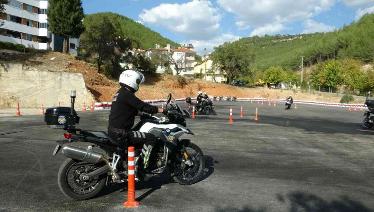 Menteşe’de motosiklet eğitim alanı açıldı