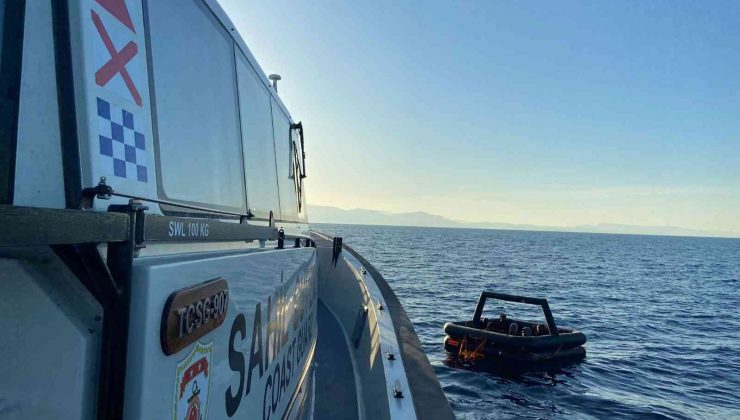 Yunanistan’ın ittiği 8 düzensiz göçmen kurtarıldı