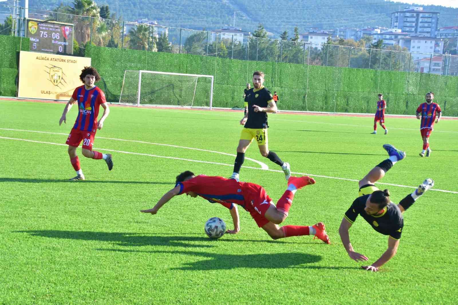 Aliağaspor FK devreyi galibiyetle tamamladı
