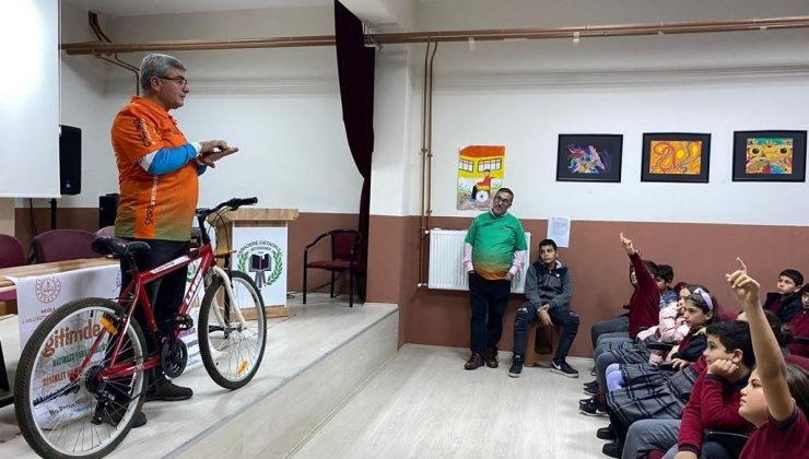 Muğla’da okullarda bisiklet eğitimleri veriliyor