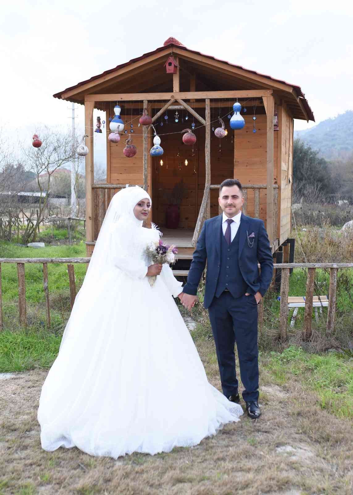 Etiyopya’da tanıştılar, Karpuzlu’da evlendiler