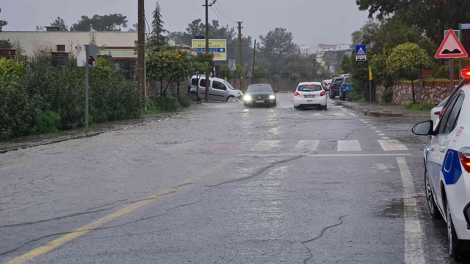 Bodrum’da metrekareye 35 kilogram yağış düştü