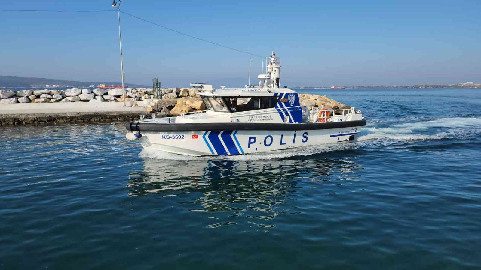 Aliağa’da yeni polis botu ile denizler daha da güvenli