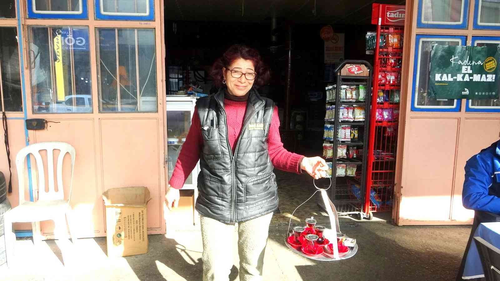 Muğla Sanayi Sitesi’nin kadın çaycısı ön yargıları yıktı