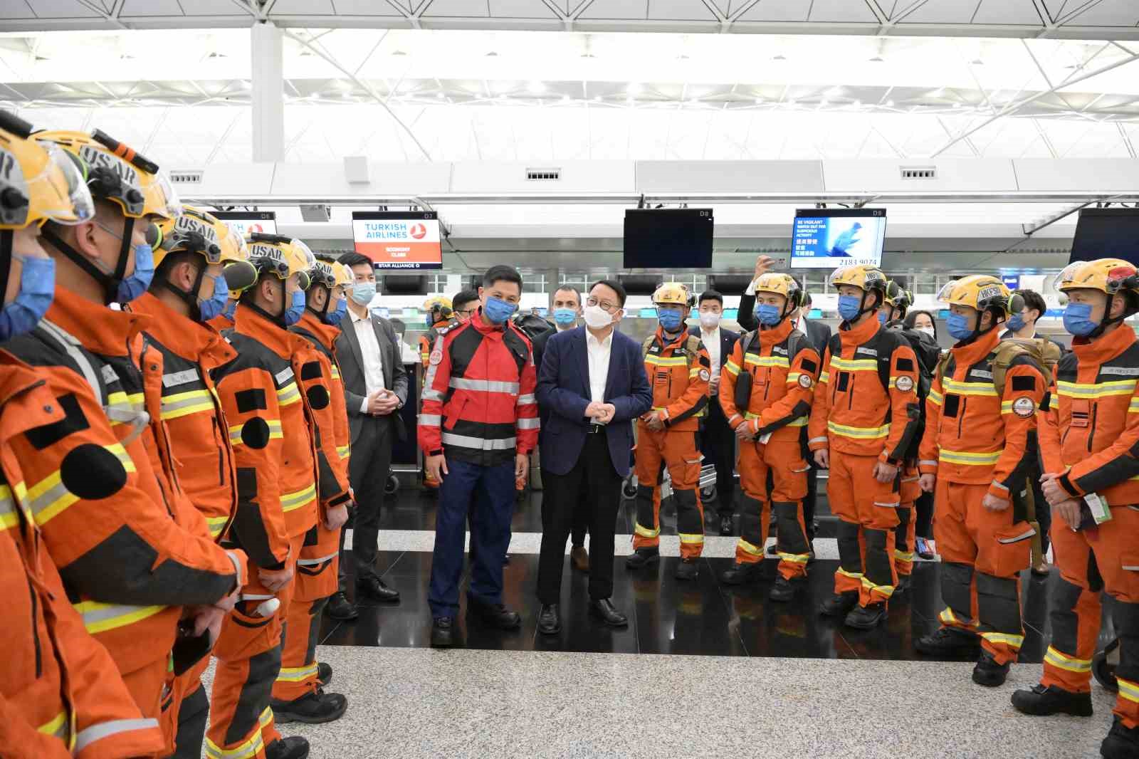Hong Kong’dan Türkiye’ye kurtarma ekibi gönderildi