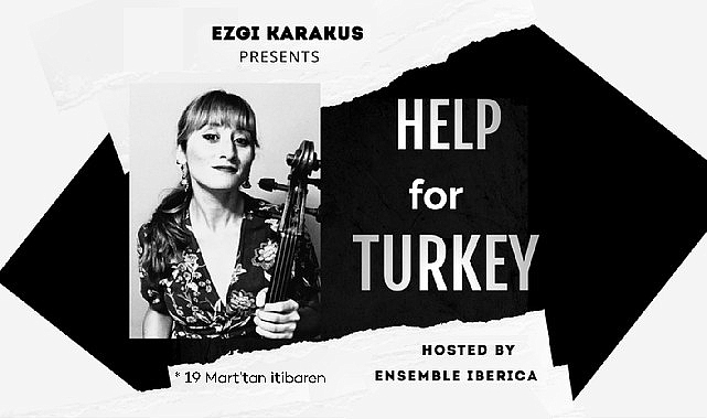 Türkiyenin Dijital Sahnesi Sahneport, Çellist Ezgi Karakuş ve Ensemble Iberica İşbirliğiyle Depremzedelere Yardım Konseri