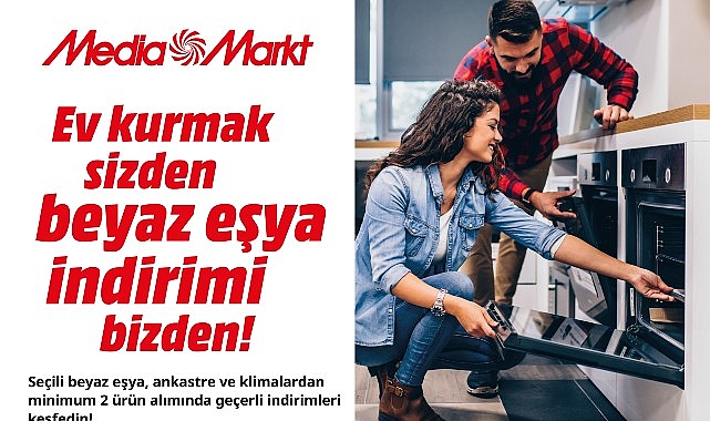 MediaMarkt'tan yeni evlenecek çiftlere kampanya