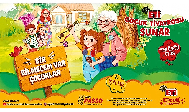 ETi Çocuk Tiyatrosu, yeni özgün oyunu “Bir Bilmecem Var Çocuklar" ile perdelerini açıyor