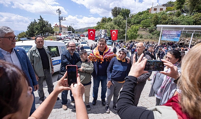 Kayadibi köylülerine Başkan Tugay'dan Hıdırellez sürprizi