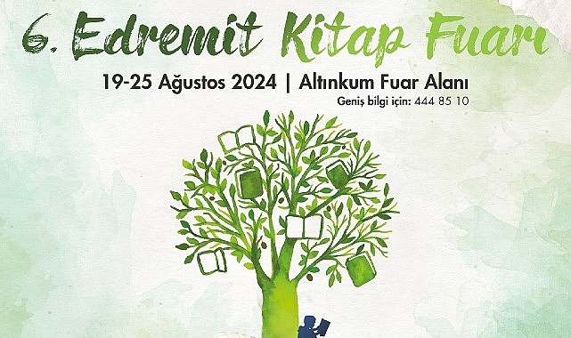 6. Edremit Kitap Fuarı 19-25 Ağustos'ta..
