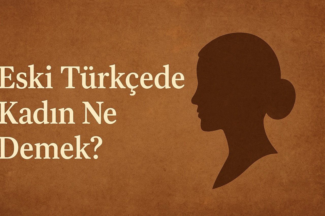 Eski Türkçede Kadın Ne Demek?